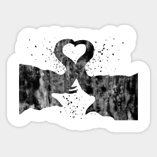 Elephant in love Sticker